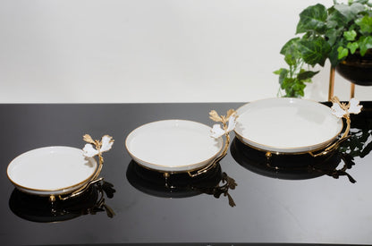 White serving dish (large)