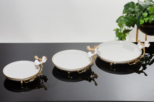 White serving dish (large)
