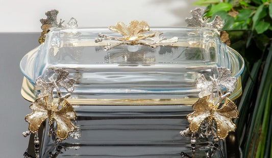 Luxury roasting dish with lid