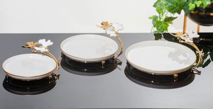 White serving dish (medium)