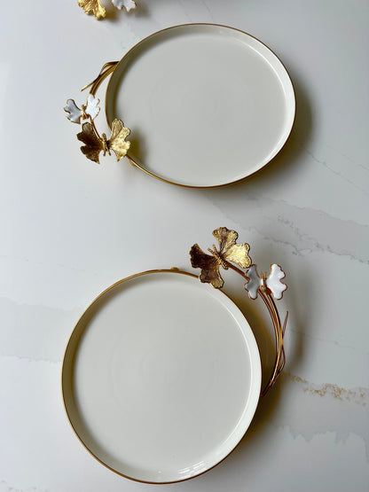 White serving dish (medium)