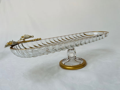 Glass serving dish / dessert stand