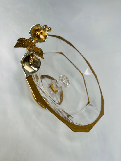 Glass serving dish