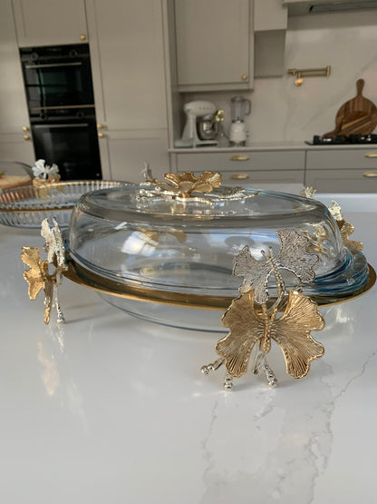 Roasting dish with lid